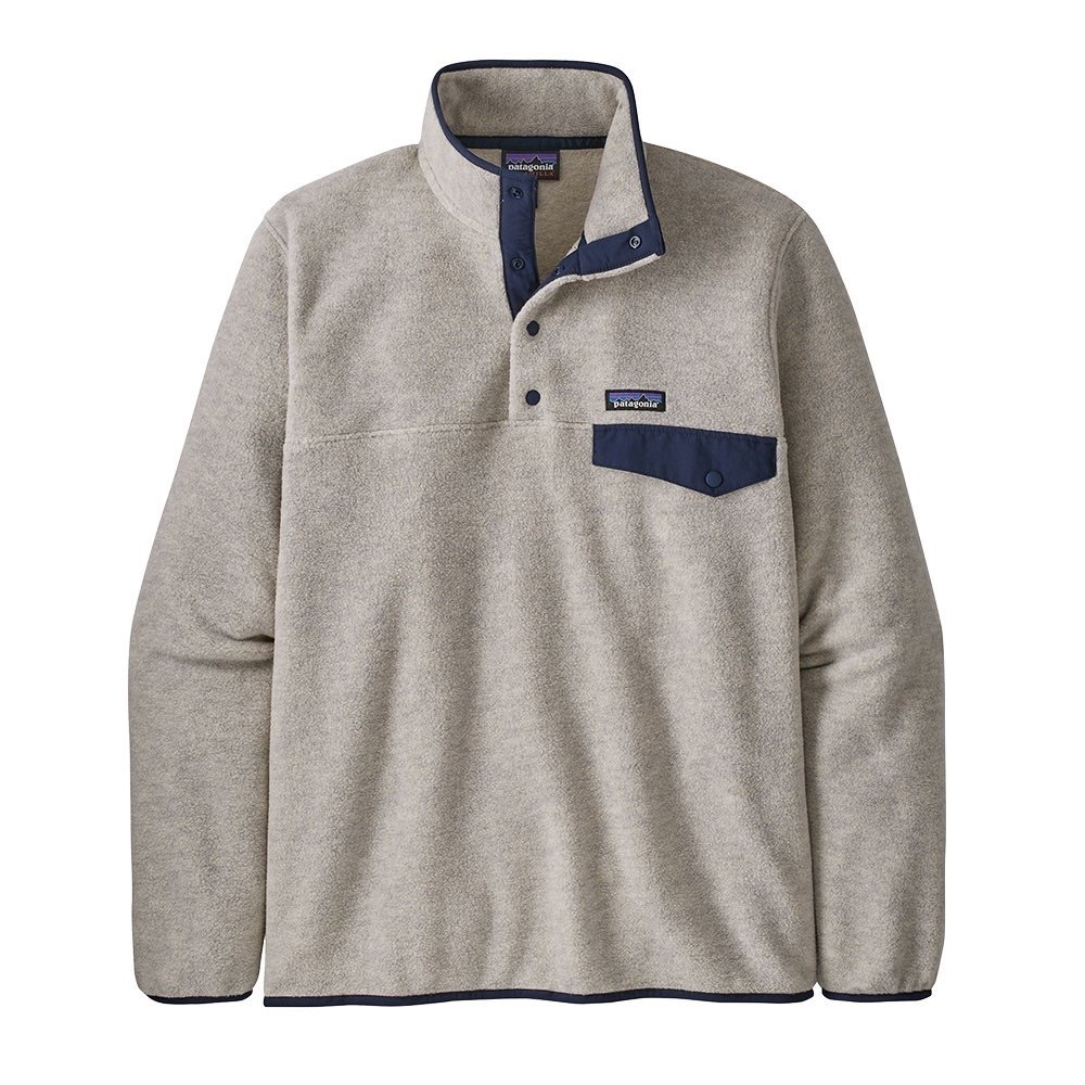 Patagonia Men’s Synchilla Snap-T Fleece Pullover —Oatmeal Heather